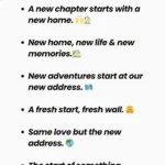 New Home Quotes & captions