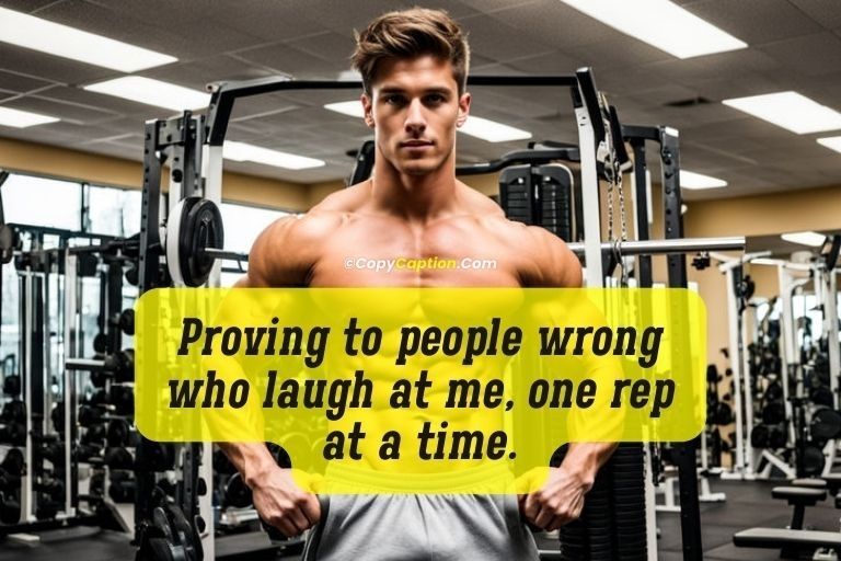 Savage Gym Quotes & Captions for Instagram