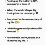 Trucking captions for Instagram