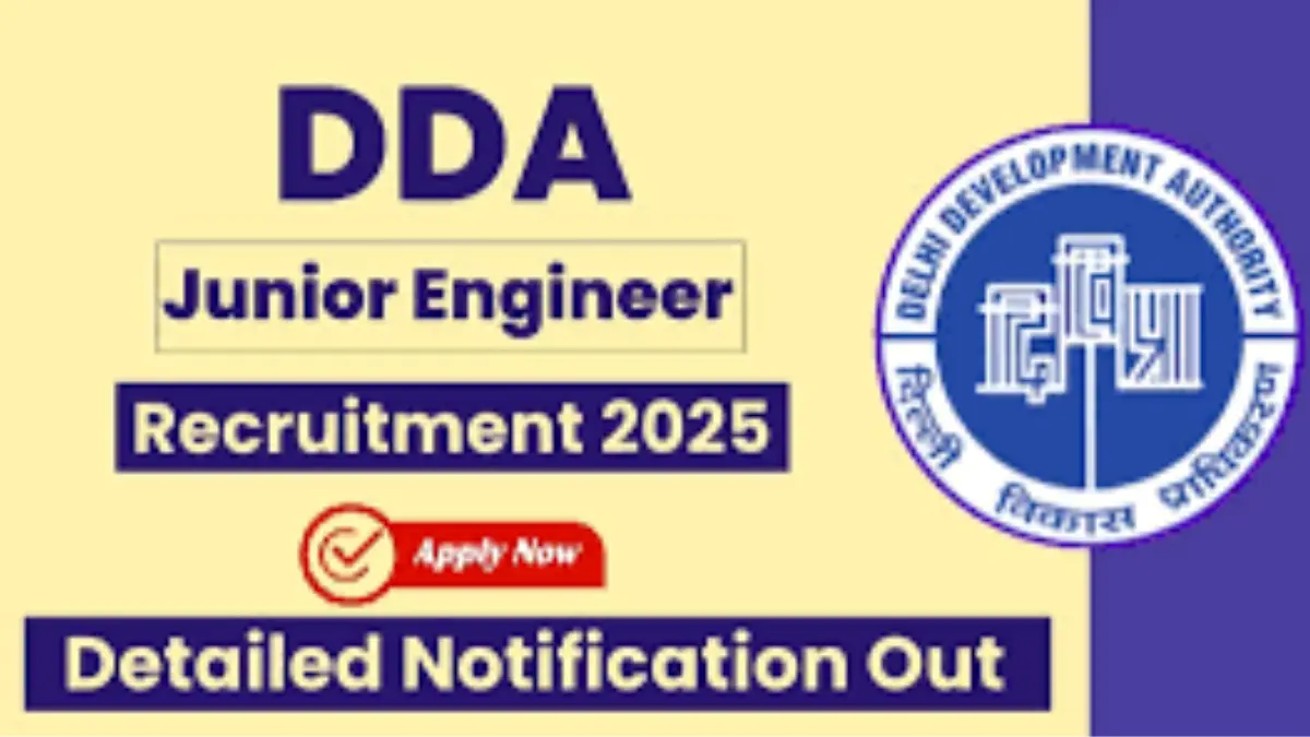 DDA JE Vacancy 2025